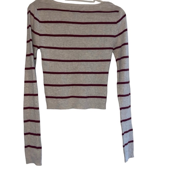 Striped cute sweater - prince&fox - long sleeve women’s size Large NWT! - Picture 2 of 6